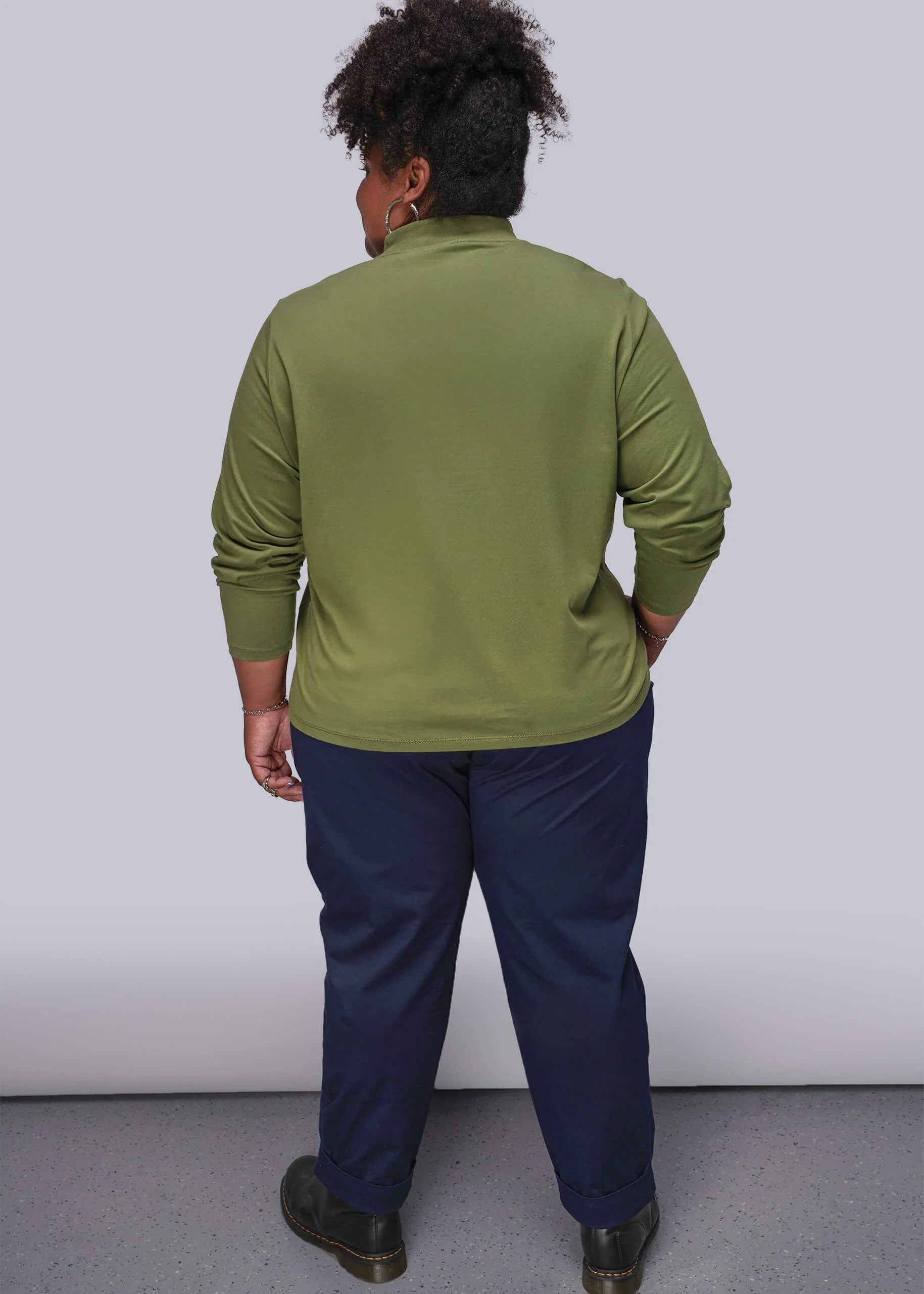 The Everyday Long Sleeve Mock Neck Tee - Image 8