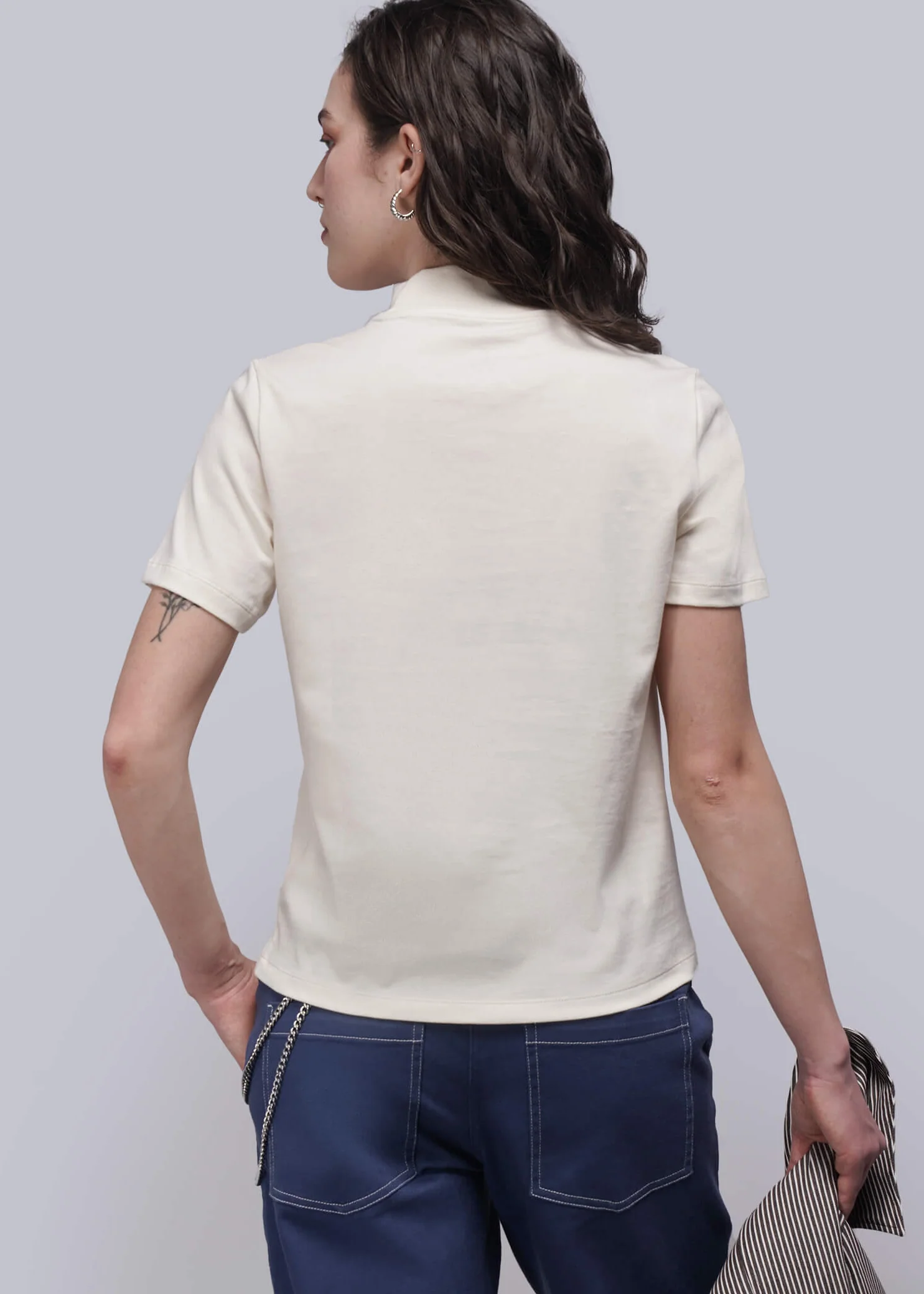 The Everyday Mock Neck Tee - Image 8