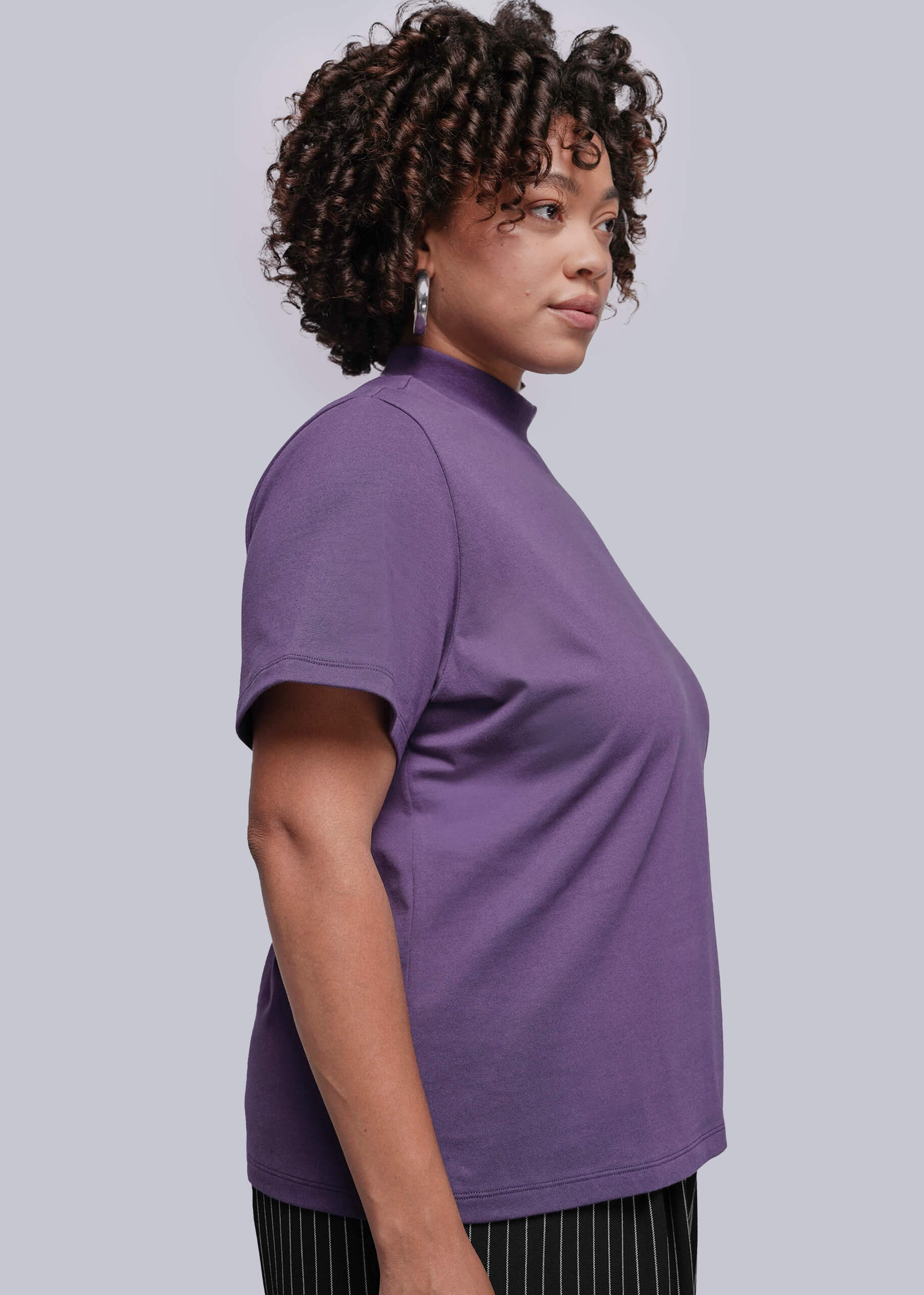 The Everyday Mock Neck Tee - Image 6