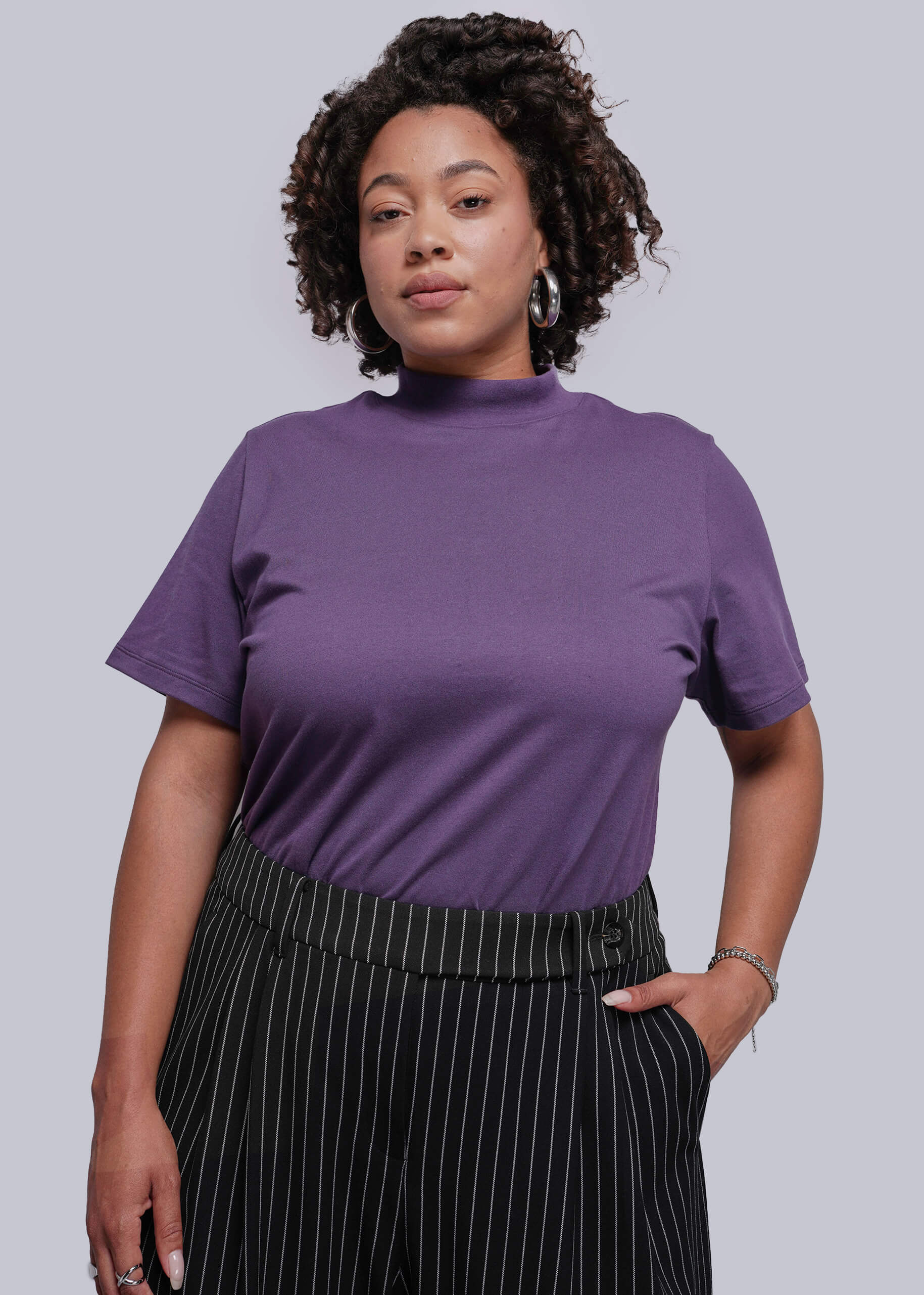 The Everyday Mock Neck Tee - Image 7