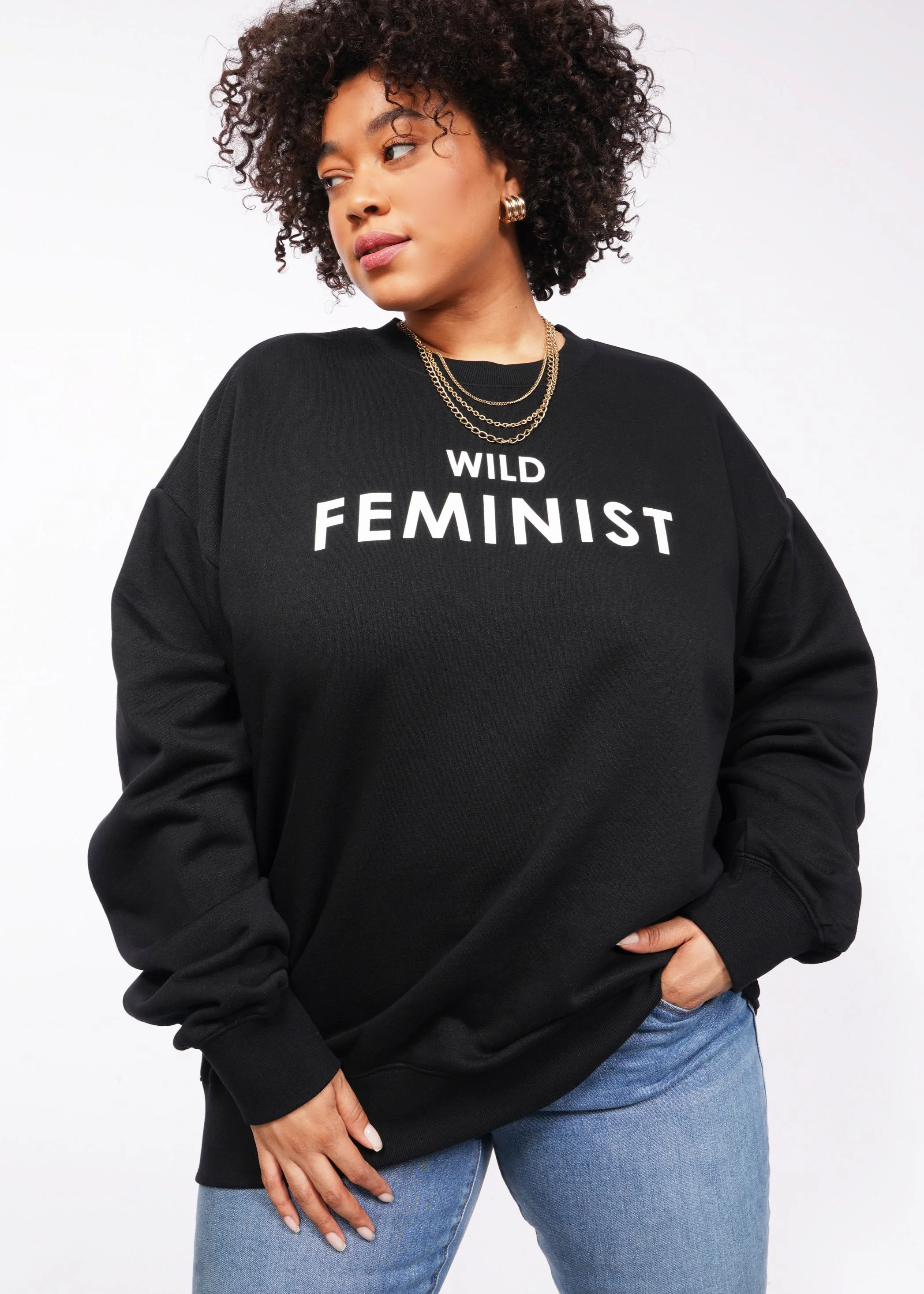 The Wild Feminist Crew Neck Sweatshirt - Image 5