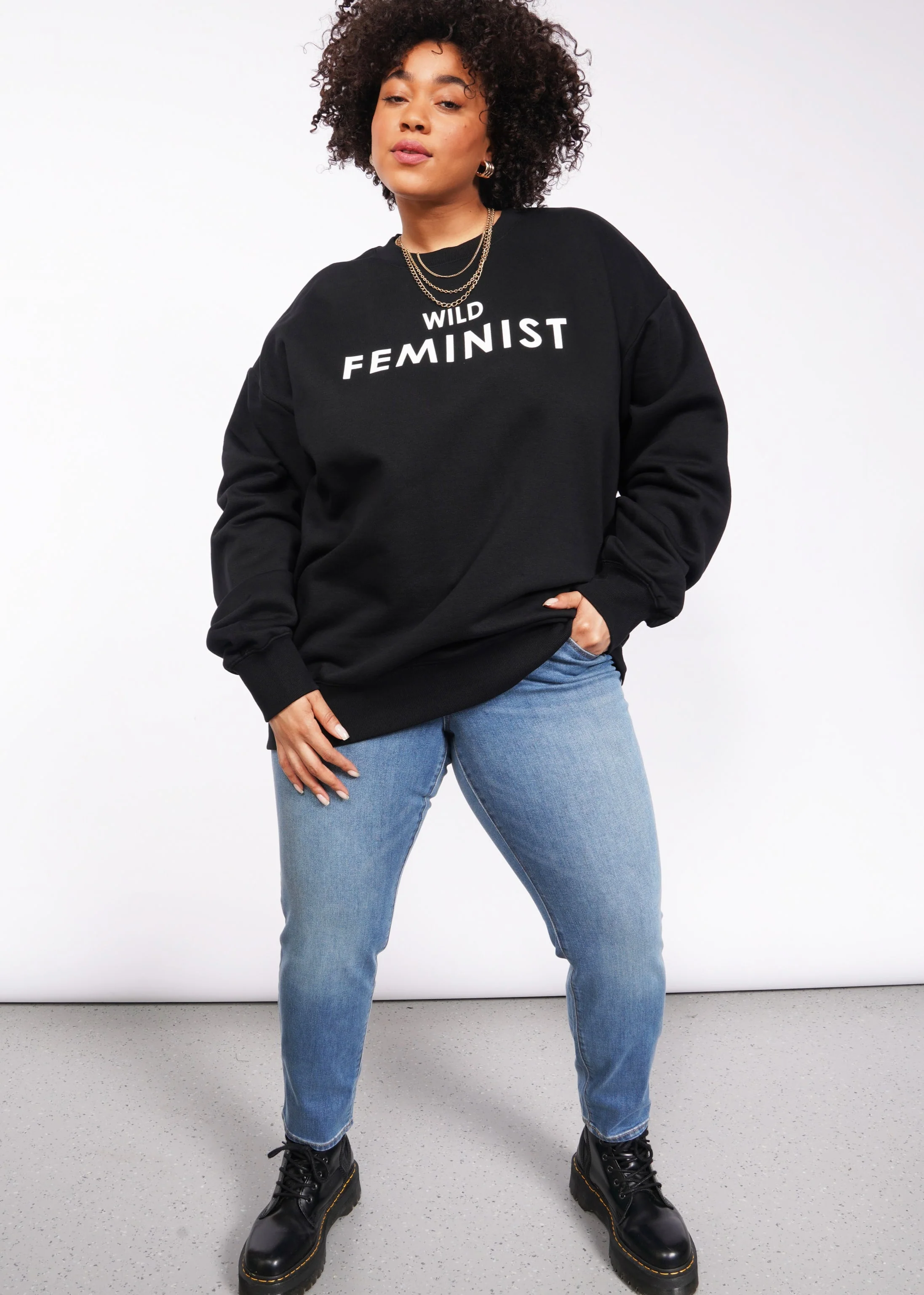 The Wild Feminist Crew Neck Sweatshirt - Image 8