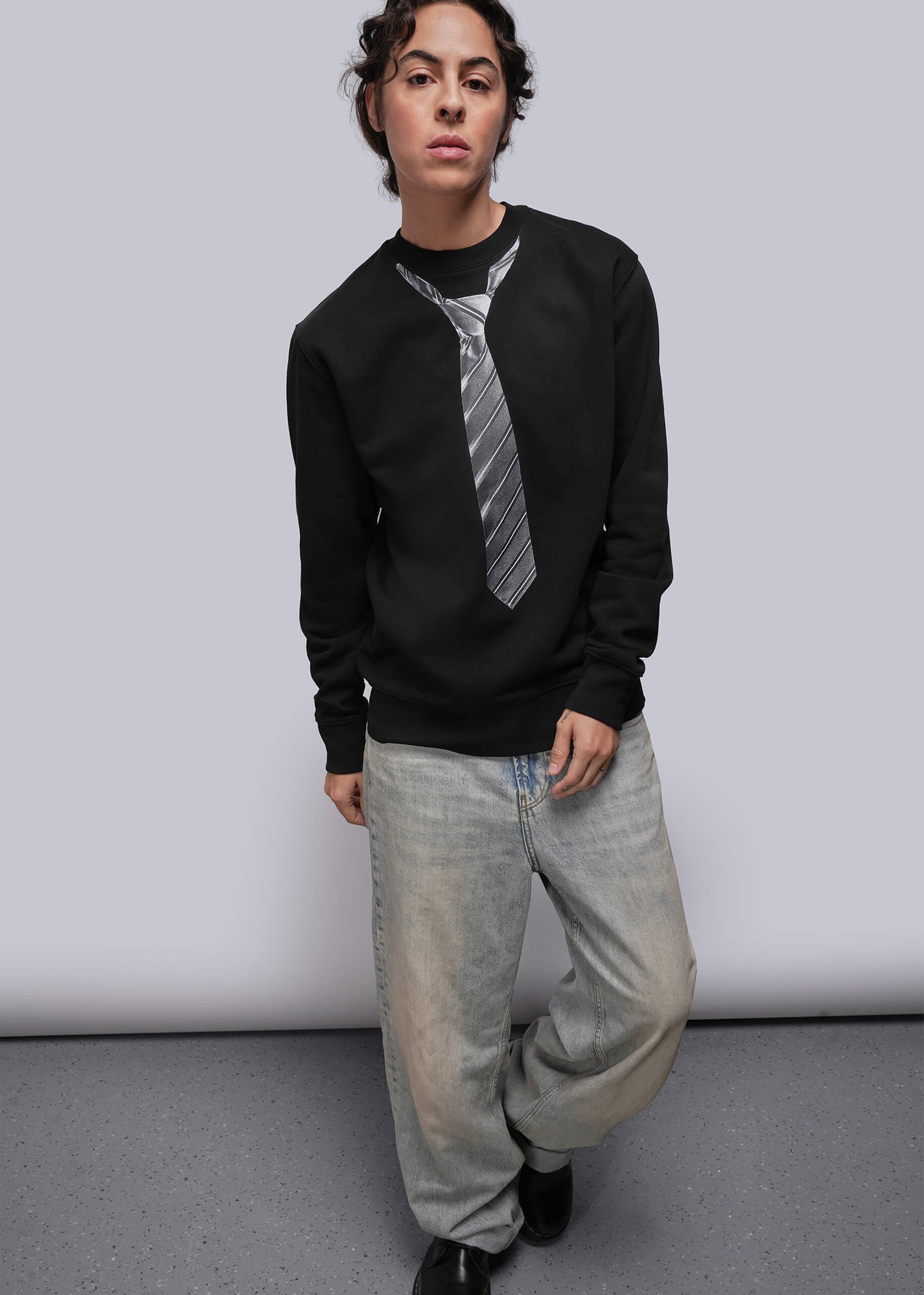 The Wildfang Tie Crew Neck Sweatshirt - Image 3