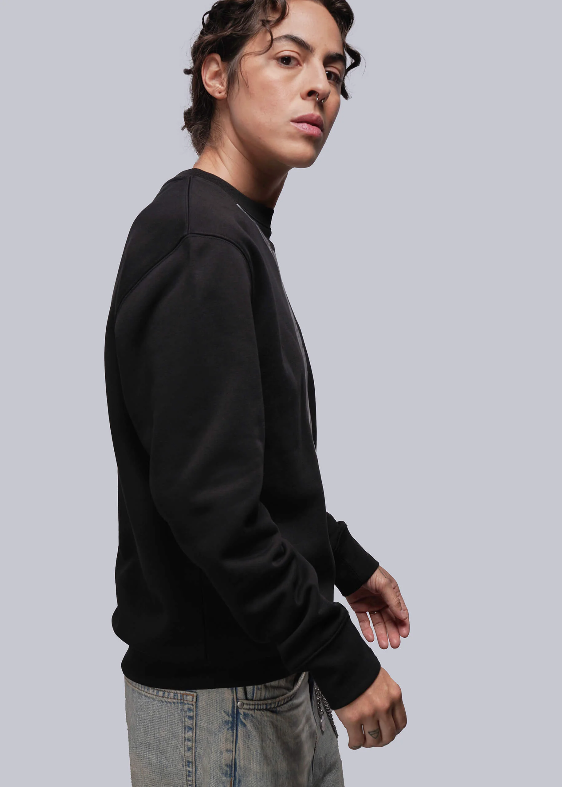 The Wildfang Tie Crew Neck Sweatshirt - Image 4